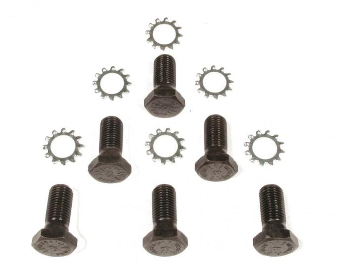 Redline Restomotive® 1956-1985 Chevrolet Corvette Transmission Clutch Flywheel Bolts with Washers