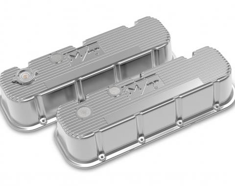 Holley Tall M/T Valve Covers for Big Block Chevy Engines, Polished Finish 241-151