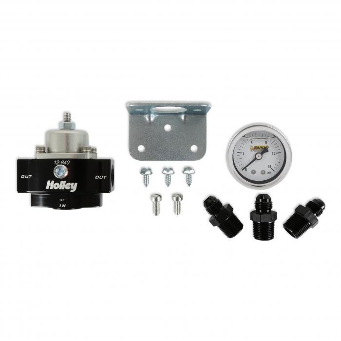 Holley Billet Bypass Fuel Pressure Regulator Kit 12-840KIT | Motor City ...