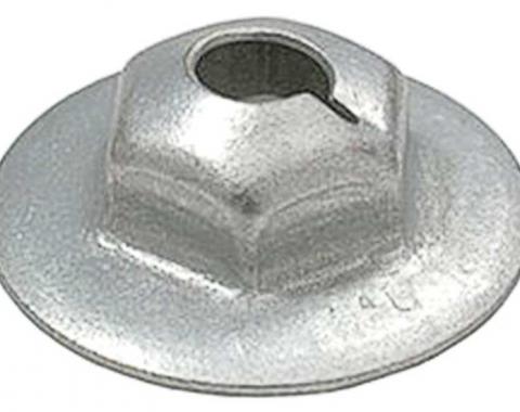 1/4-20 Washer Lock Nut 13/16'' O.D. 7/16'' Hex